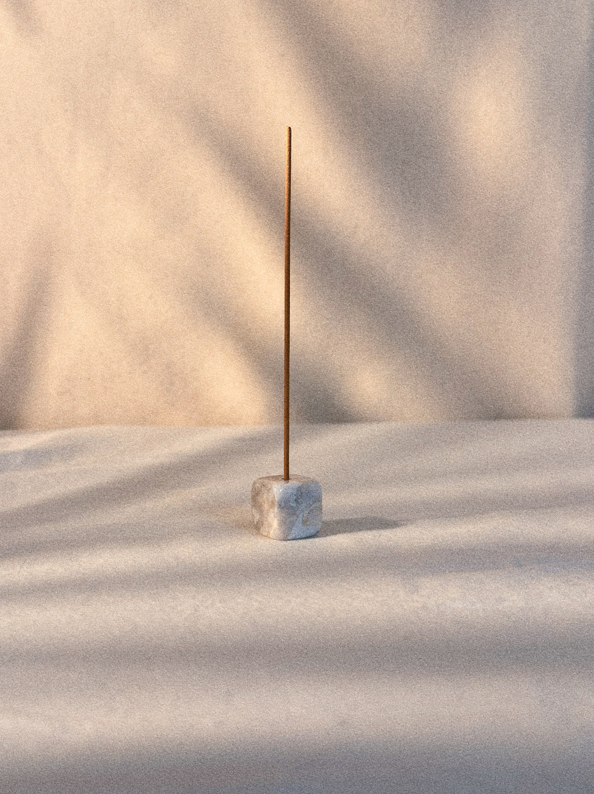 White Agate Stone Incense Holder