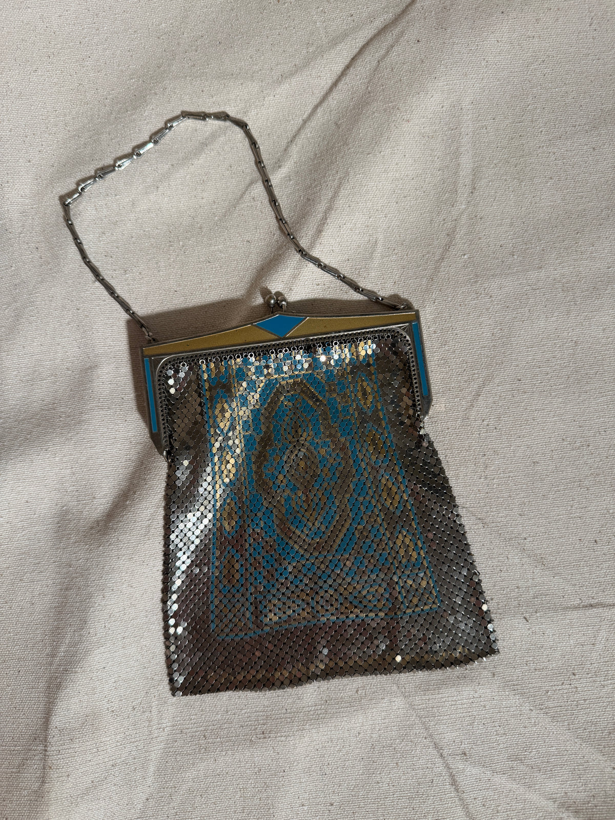 Egyptian Whiting & Davis Mesh Hand Bag