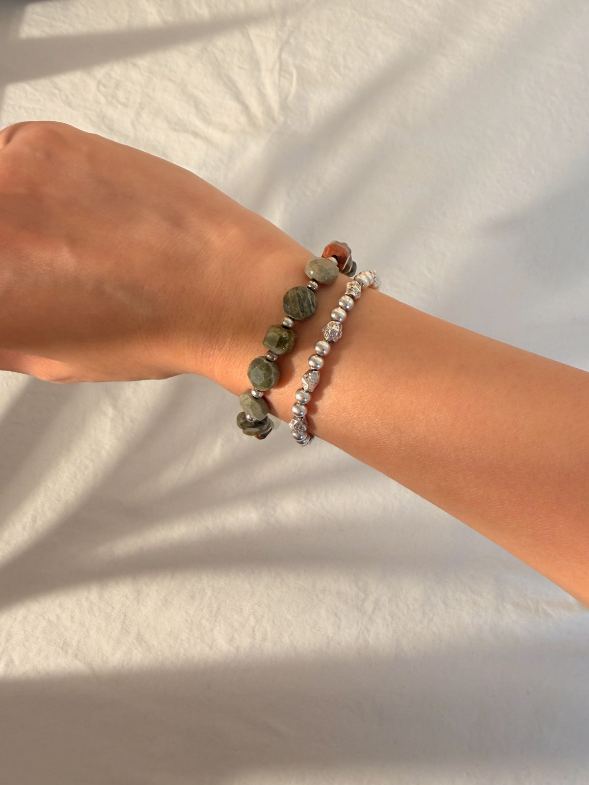 Picasso Jasper & Moonstone Bracelet