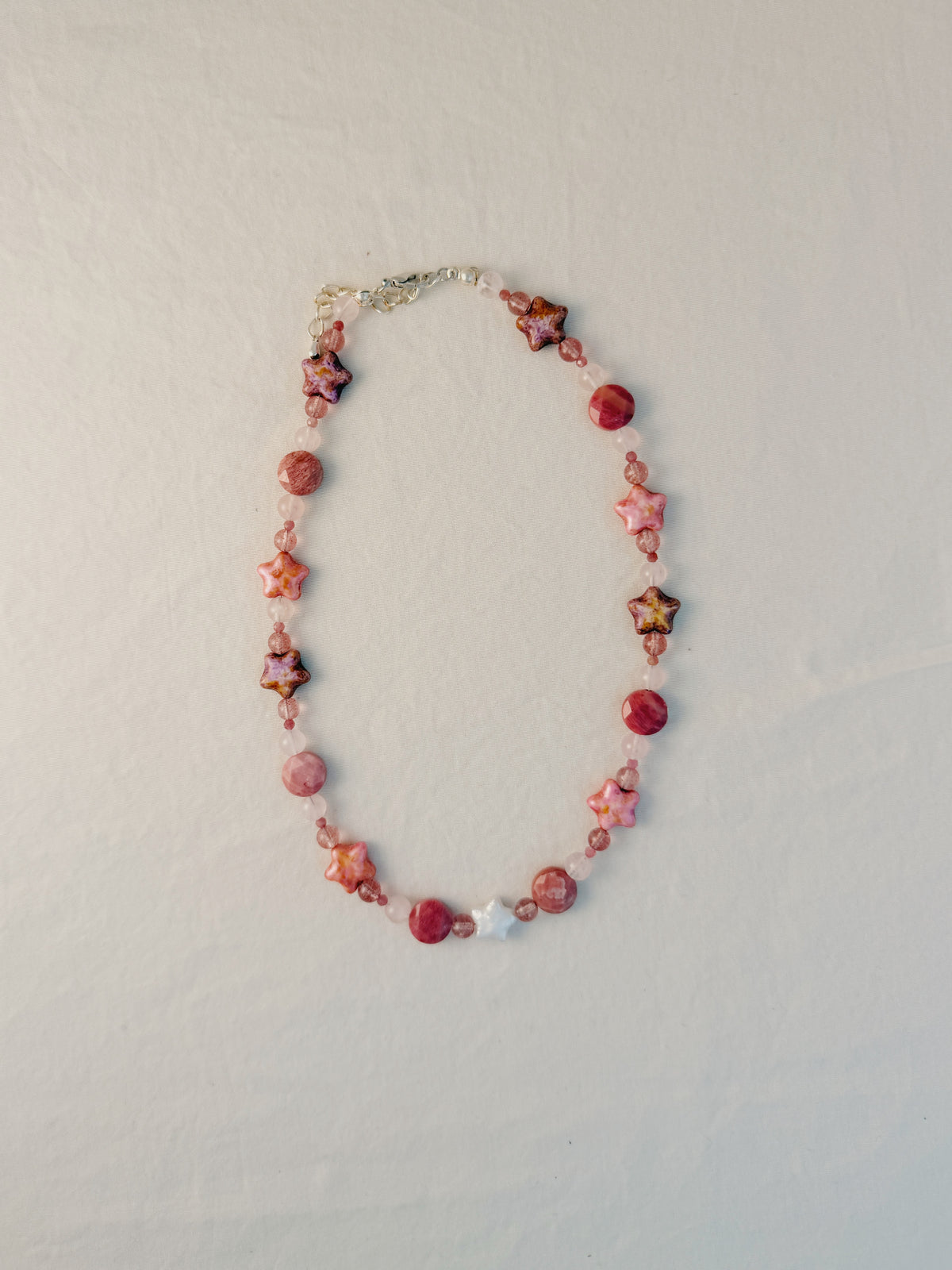 Rosy Star Necklace