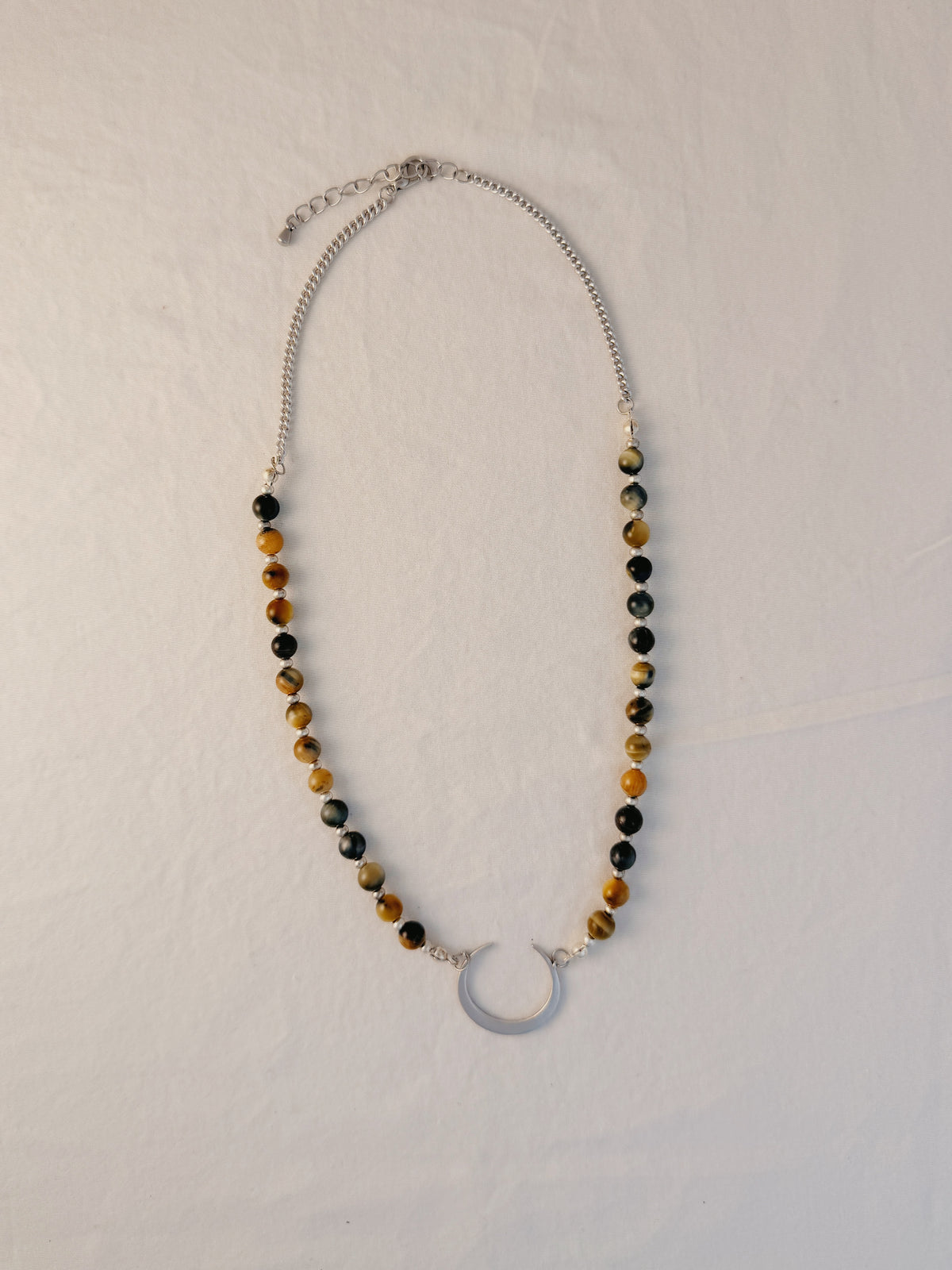 Anchored Moon Necklace