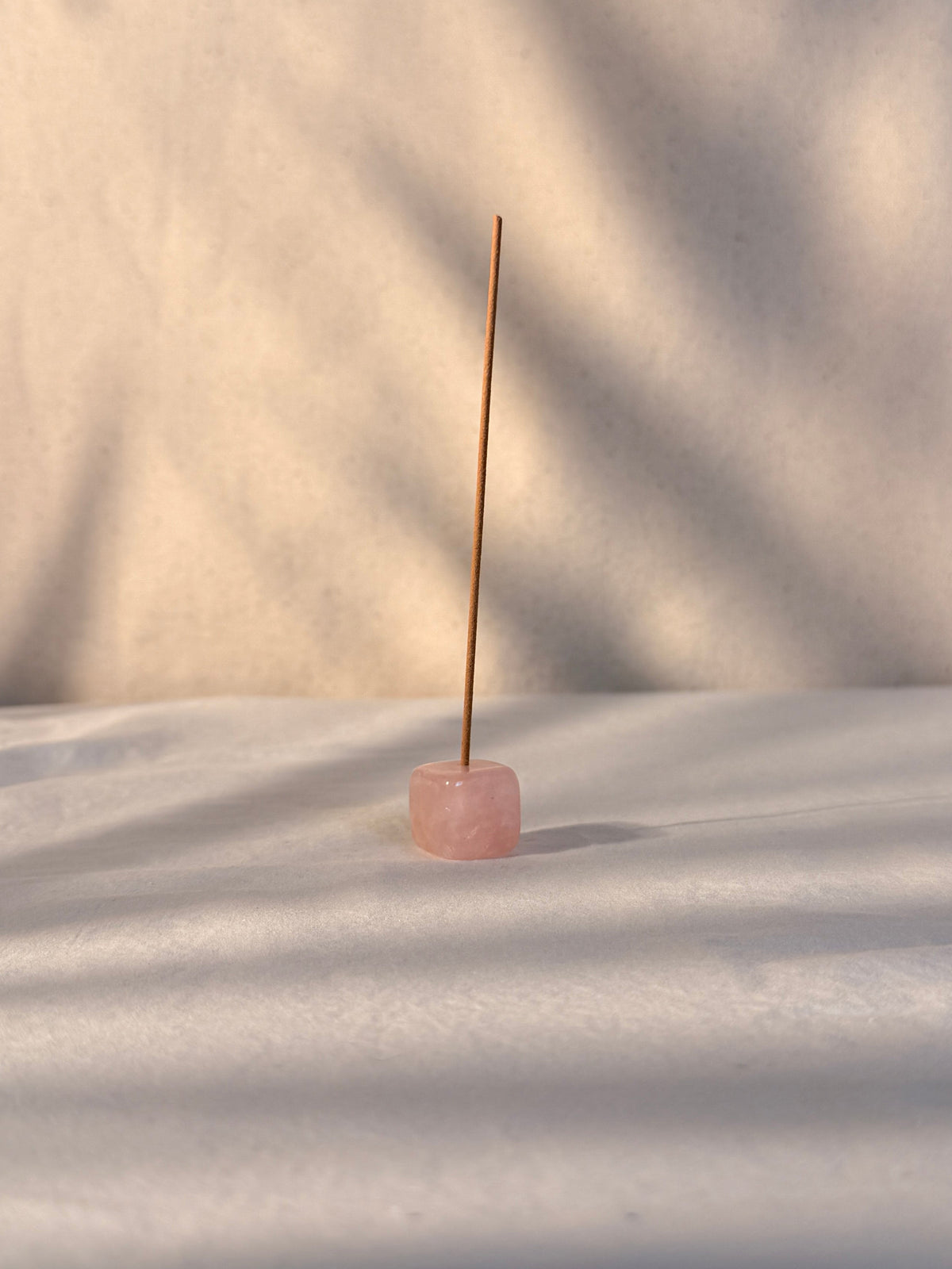 Rose Quartz Stone Incense Holder