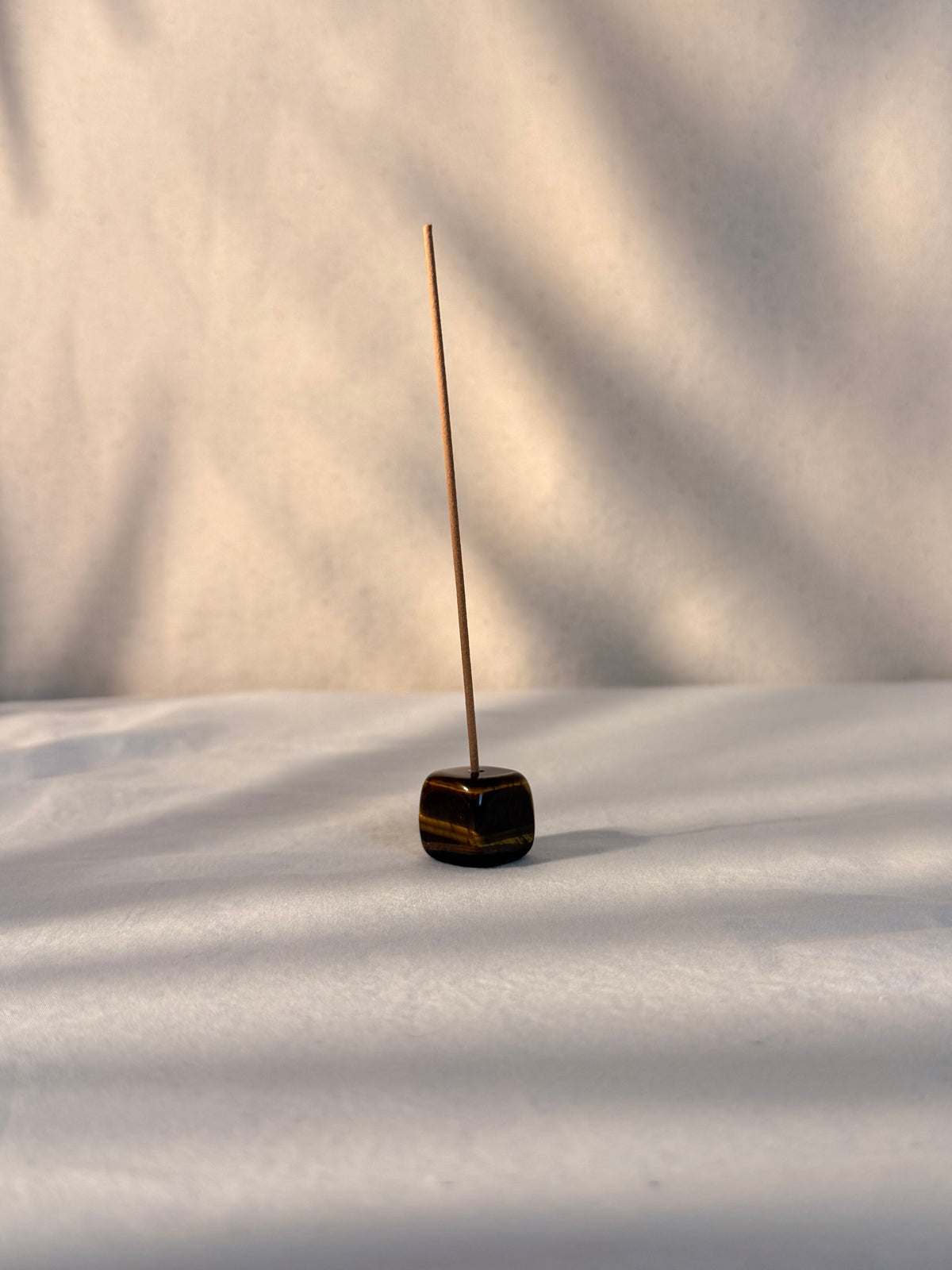 Yellow Tiger's Eye Stone Incense Holder