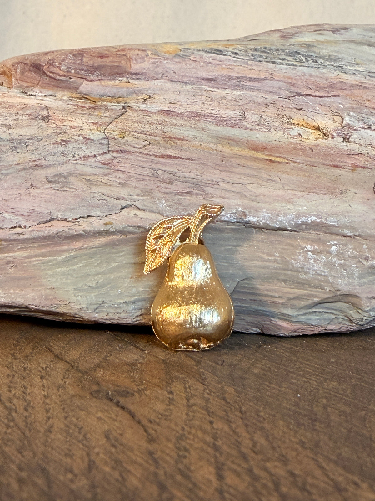 1960s Vintage Crown Trifari " Golden Pear"