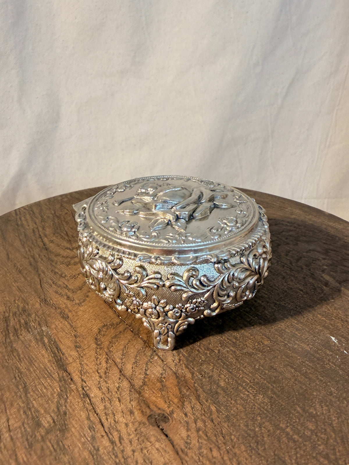 Vintage Music Box Jewelry Box Trinket Box