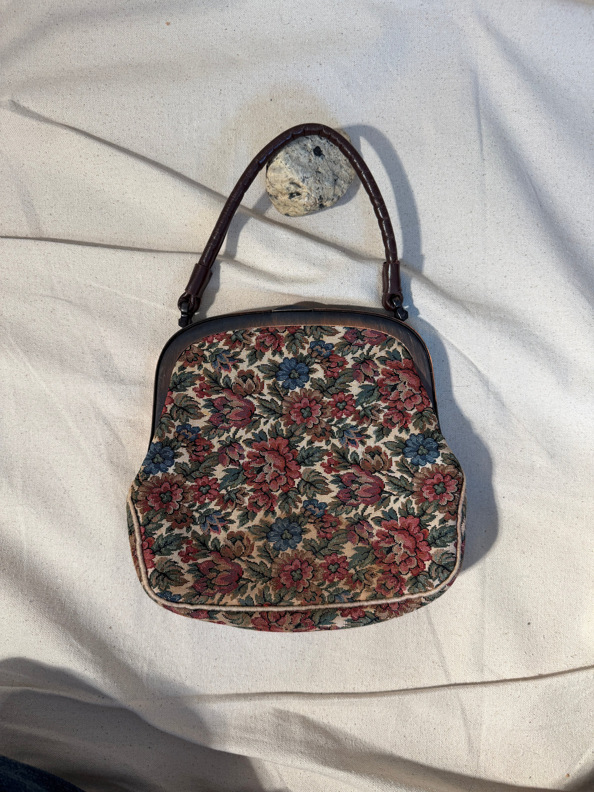 1960s/1970s vintage tapestry bag